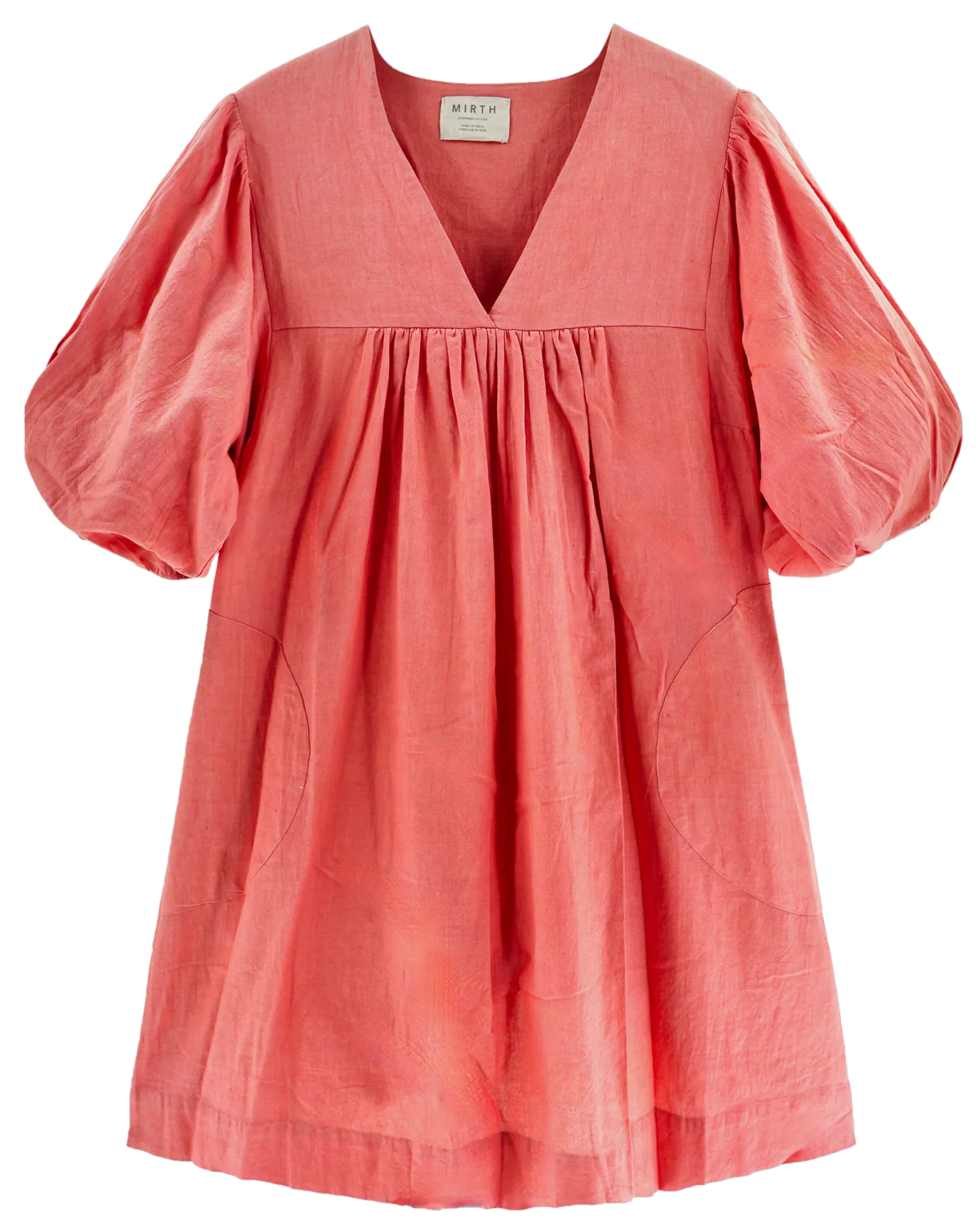 Belem Dress in Coral