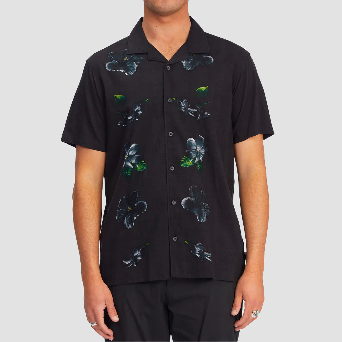 Billabong Kamea Lazarus Short Sleeve Shirt Black