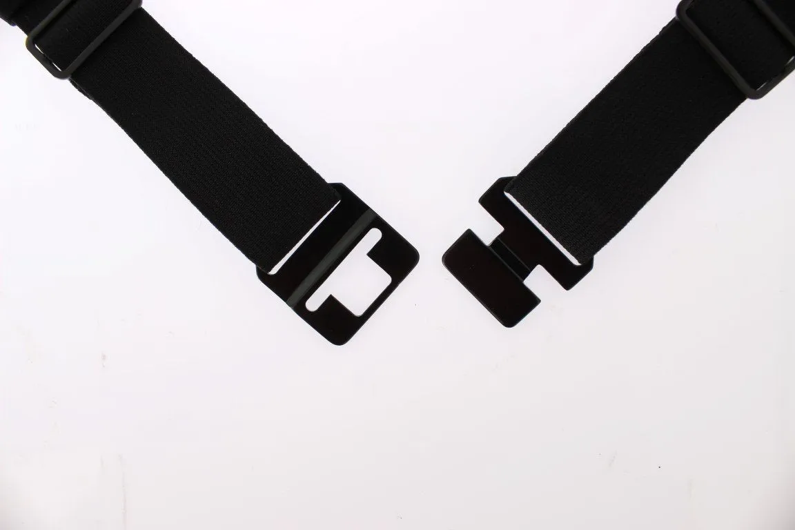 Black Wide Belt Silk Cummerbund