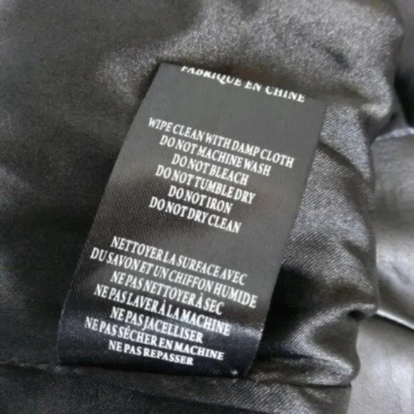 Blank NYC Faux Leather Moto Jacket Black Small