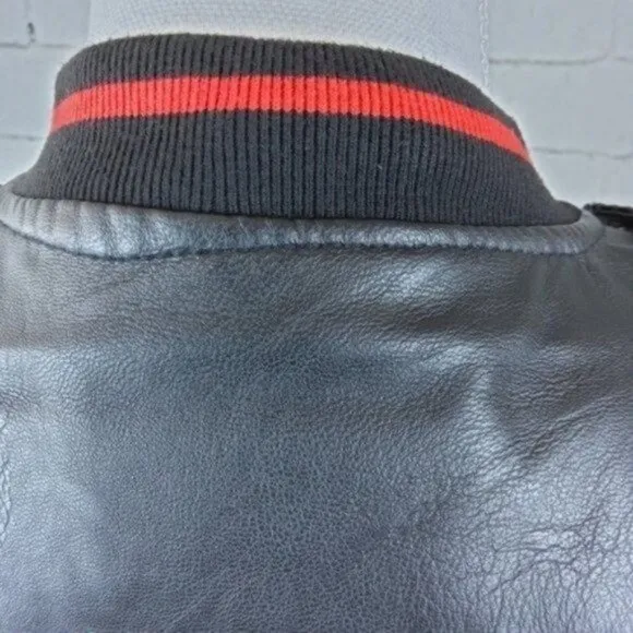 Blank NYC Faux Leather Moto Jacket Black Small