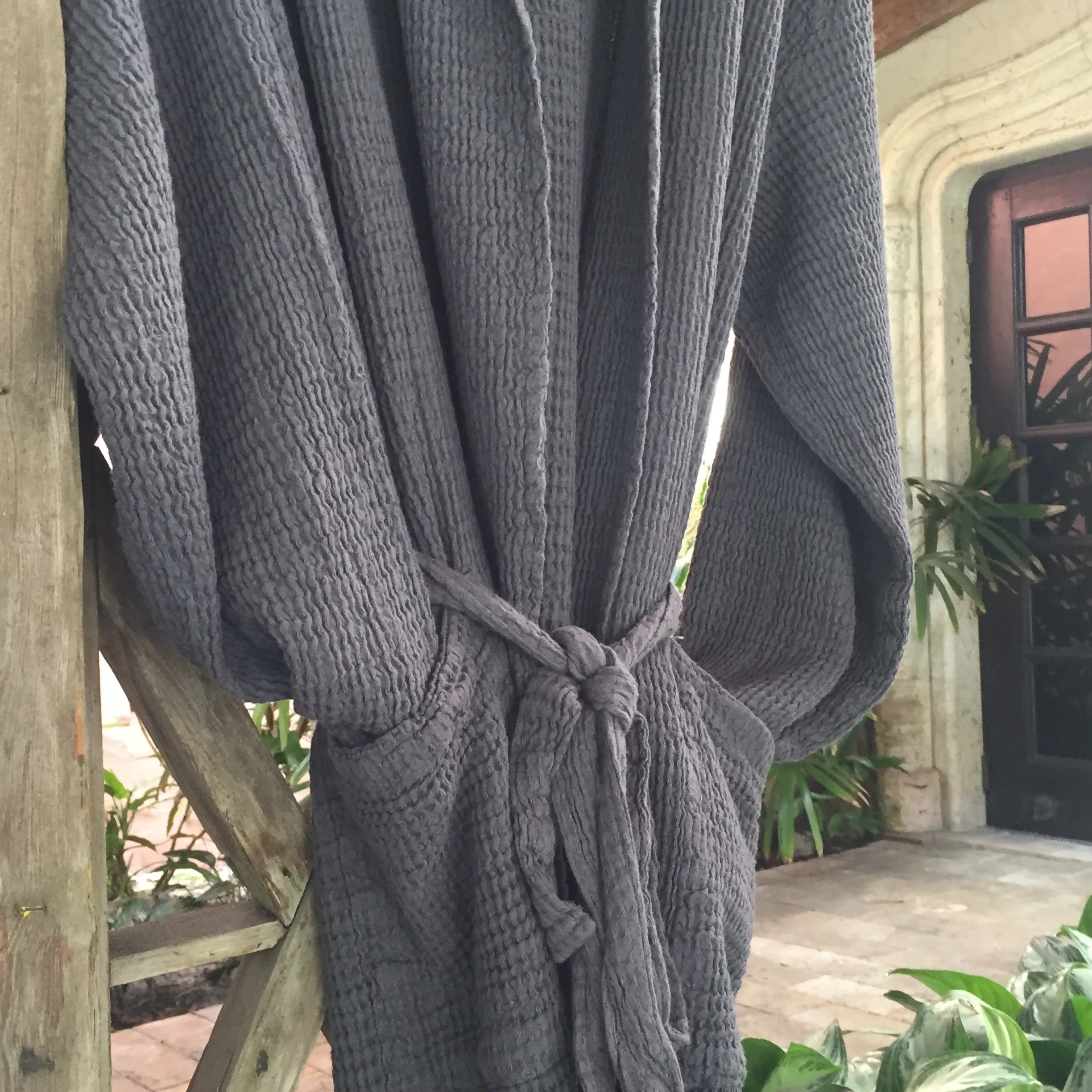 Bohem - Turkish Cotton and Bamboo Waffle Weave Bathrobe