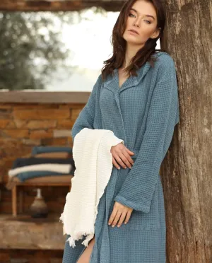 Bohem - Turkish Cotton and Bamboo Waffle Weave Bathrobe
