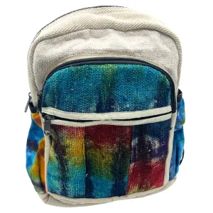 Boho Backpack Tiedye Hemp Medium No Print