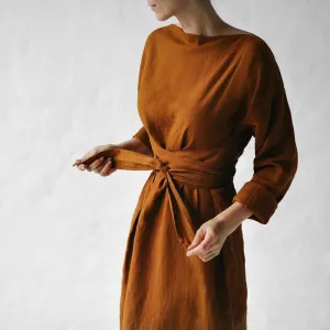 Boho Linen Dress
