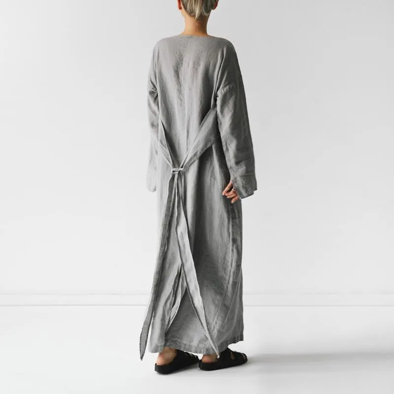 Boho Linen Dress