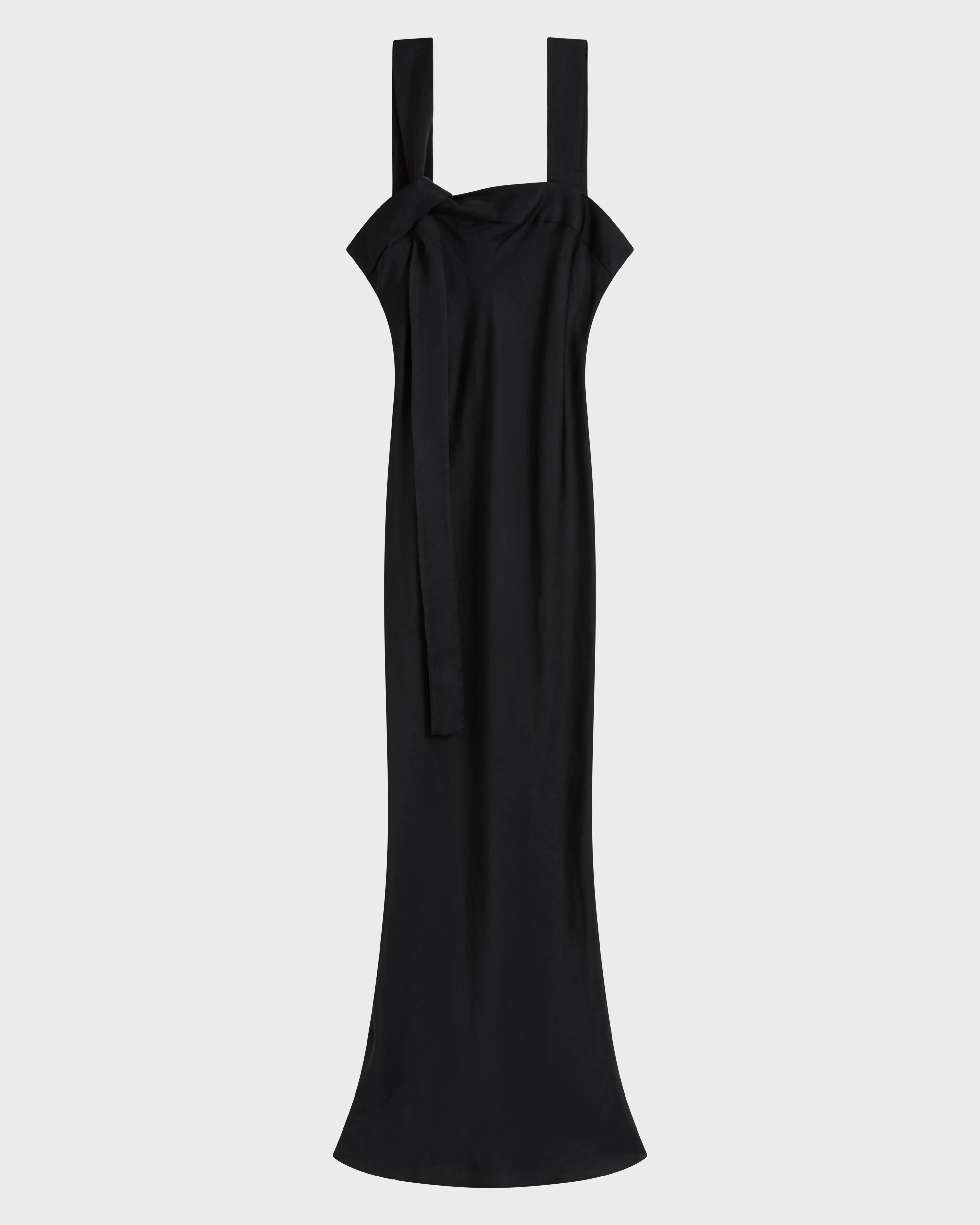 Bormio Twist Strap Dress - Black
