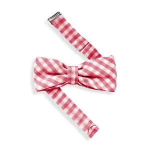 Bow Tie -- Red Soft Check