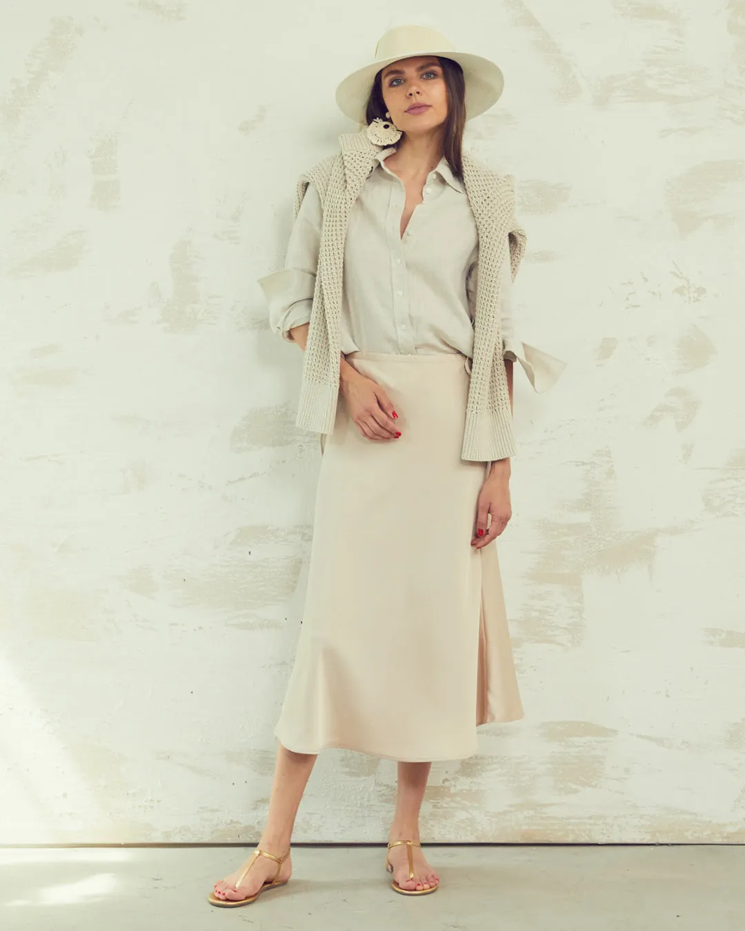 Brigitte Linen Sweater