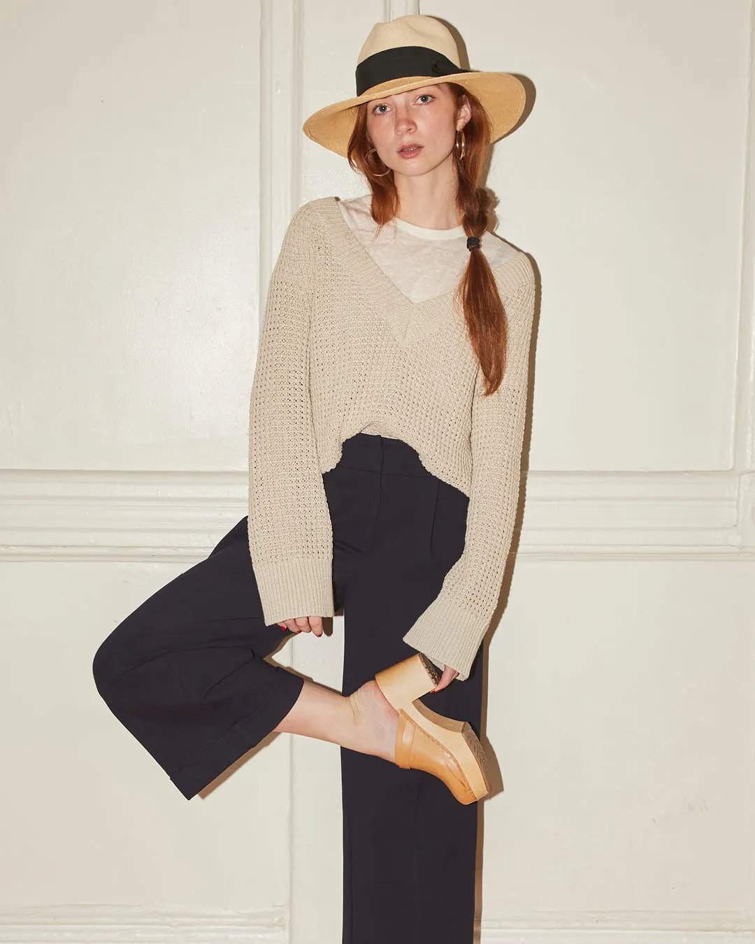 Brigitte Linen Sweater