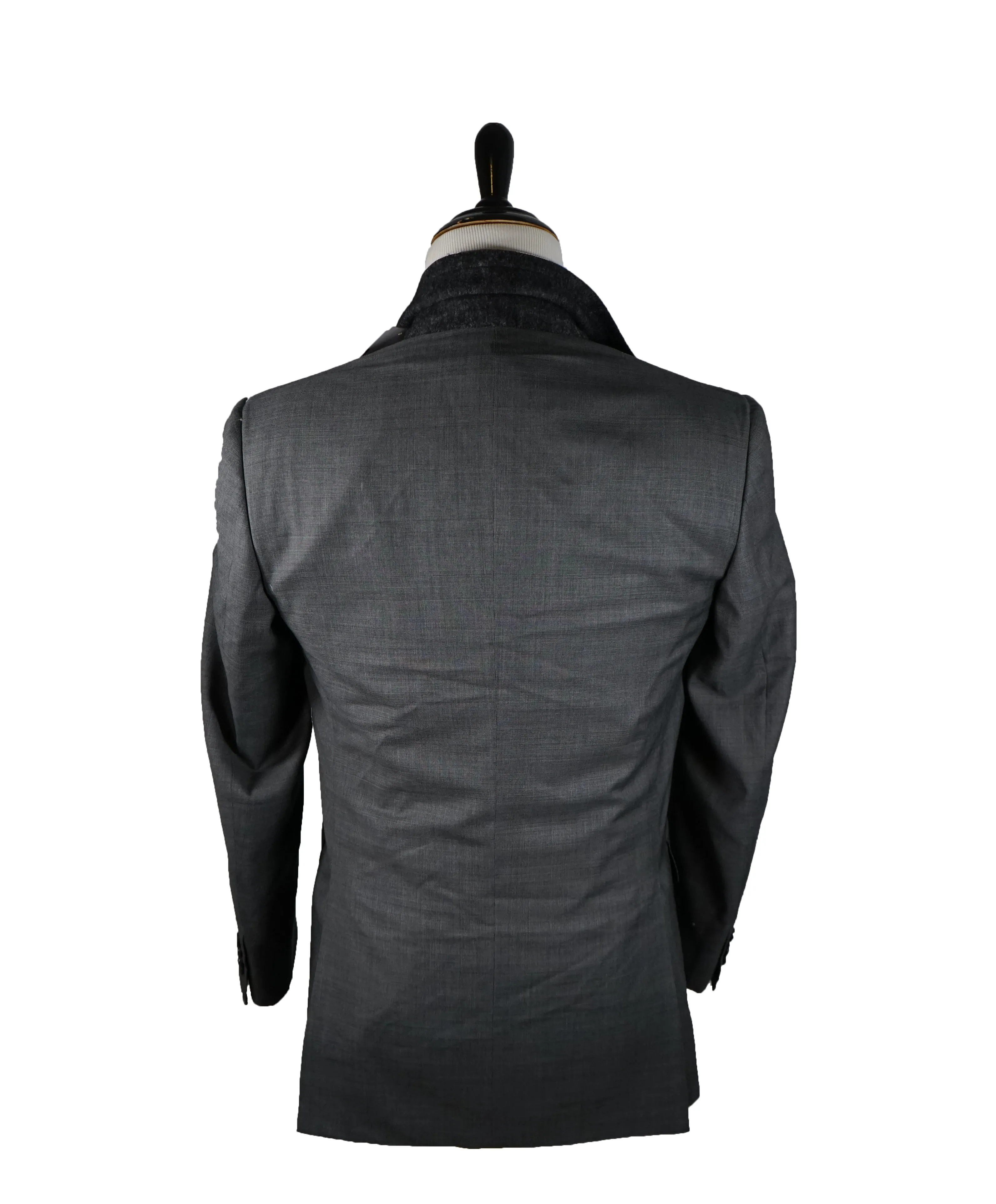 BRIONI - Prince of Wales Check Wool & Silk Suit Hand Made In Italy - 38R