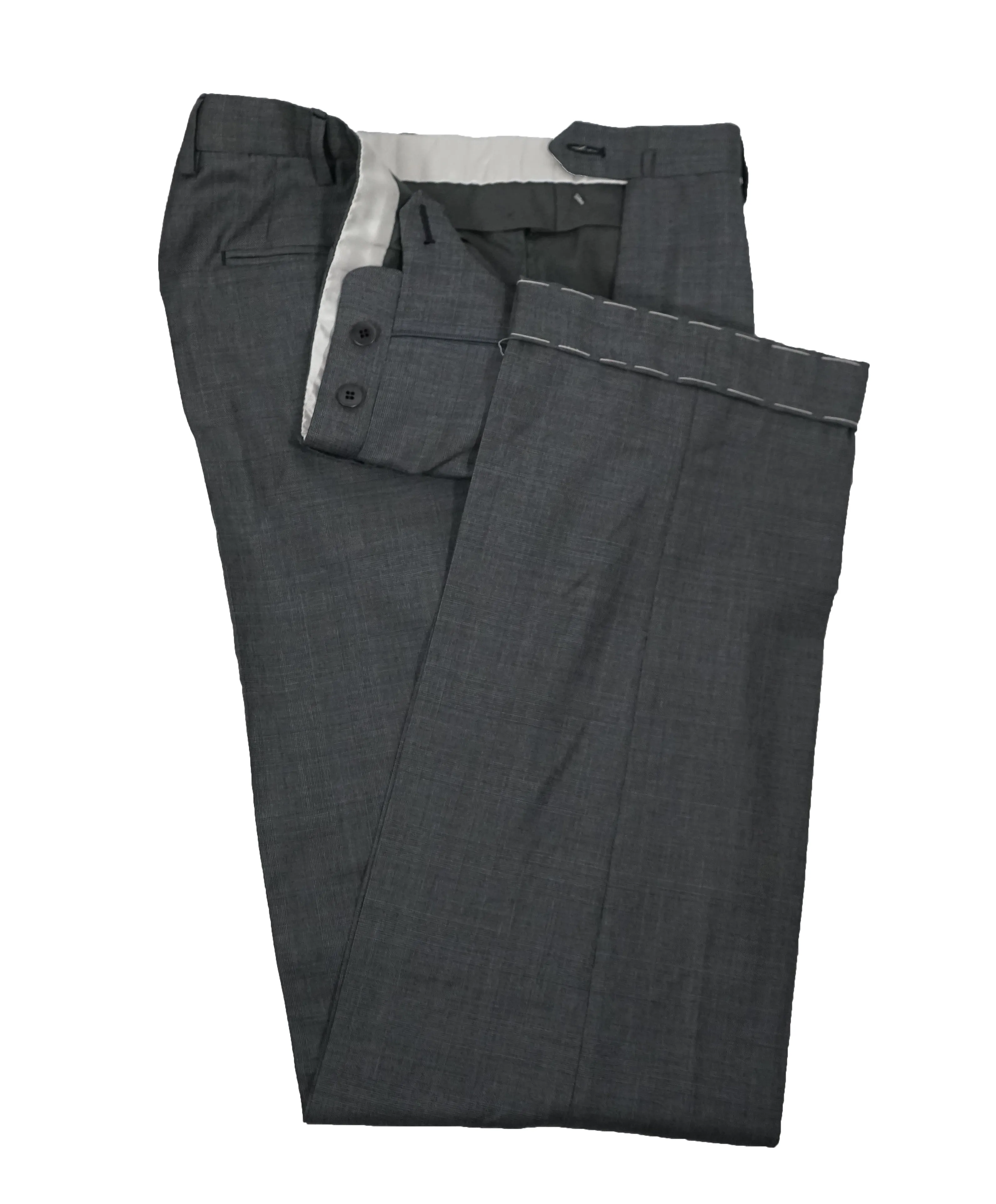 BRIONI - Prince of Wales Check Wool & Silk Suit Hand Made In Italy - 38R