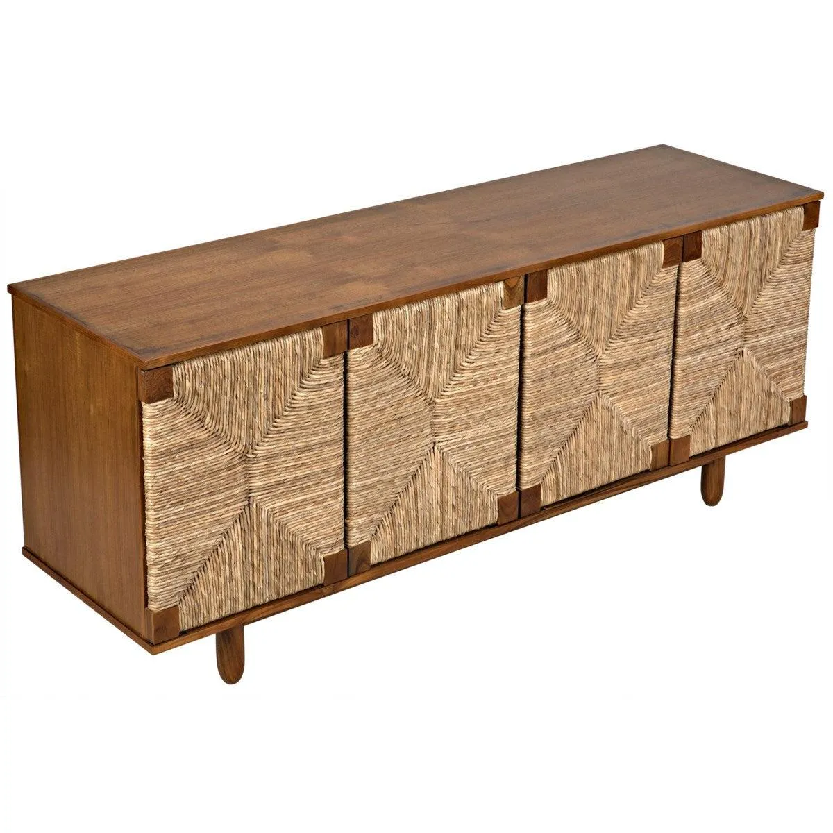 Brook 4 Door Sideboard, Teak