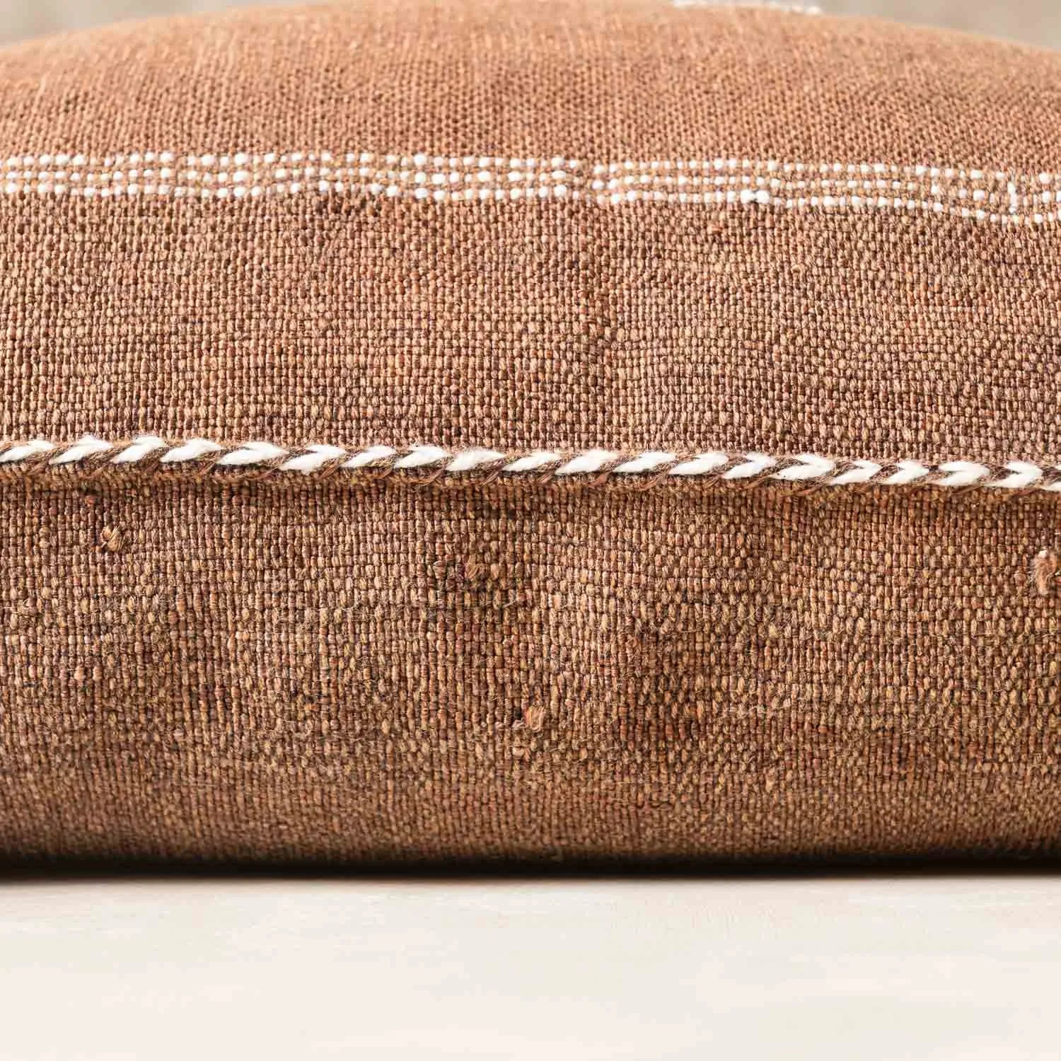 Brown Cactus silk pillow cover