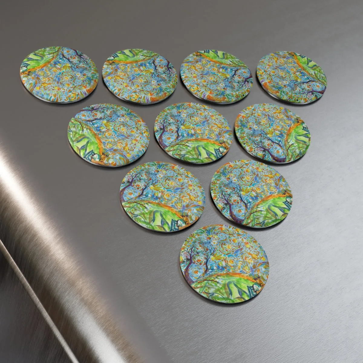 Button Magnet, Round (1 & 10 pcs)