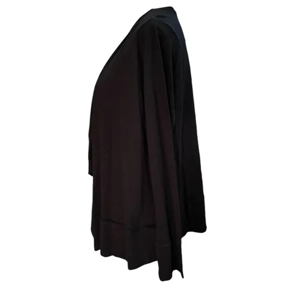 Calypso St. Barth Black Linen Stolka Cardigan Size M. NWT