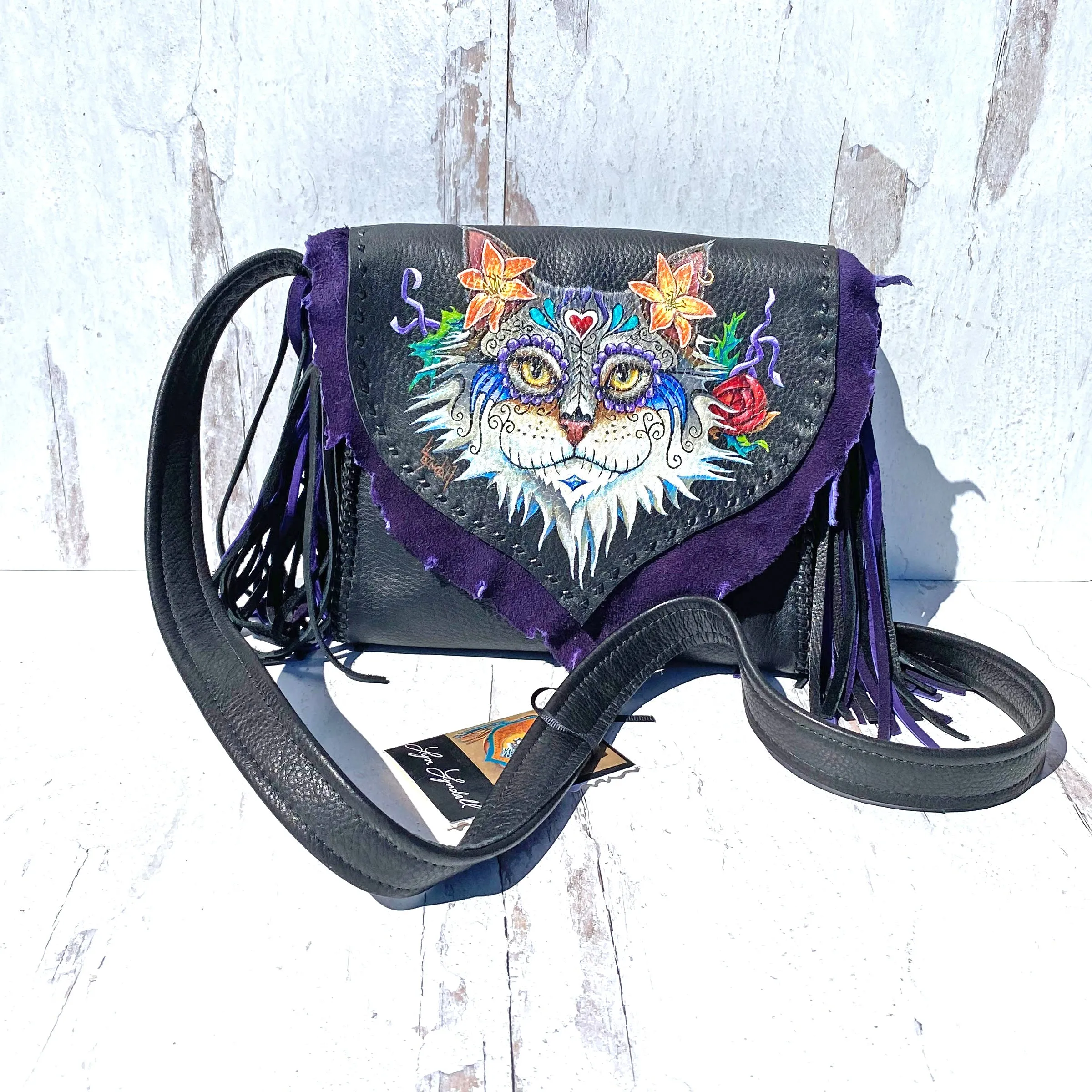 Cat Day of Dead Purse