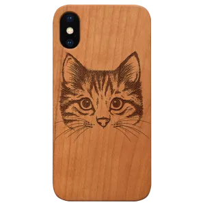 Cat Head - Engraved