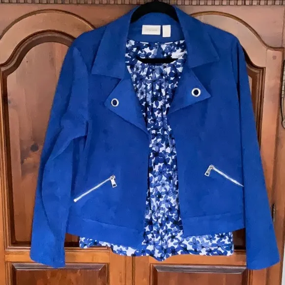 Chico’s Faux Suede Jacket