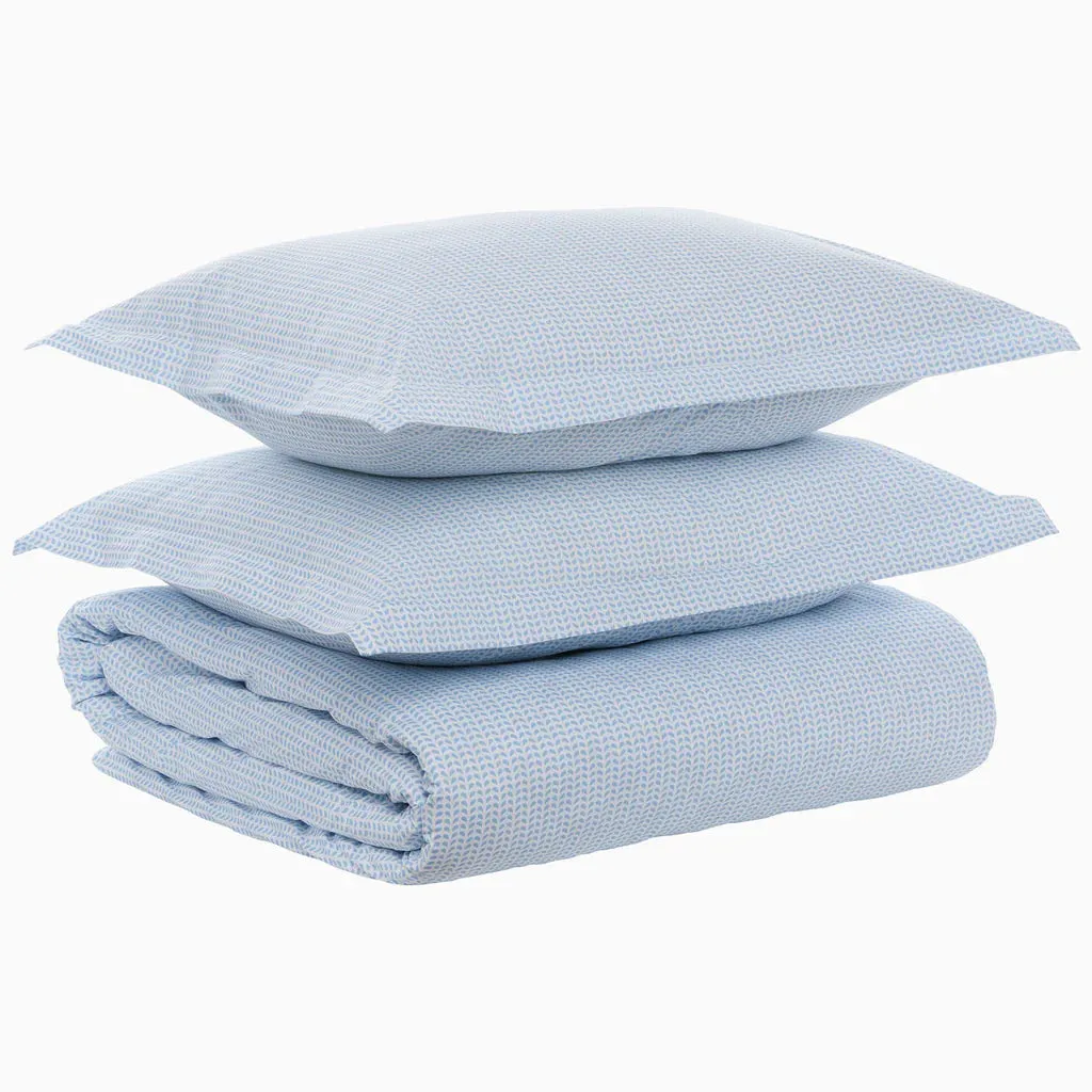 Cinde Light Indigo Organic Duvet