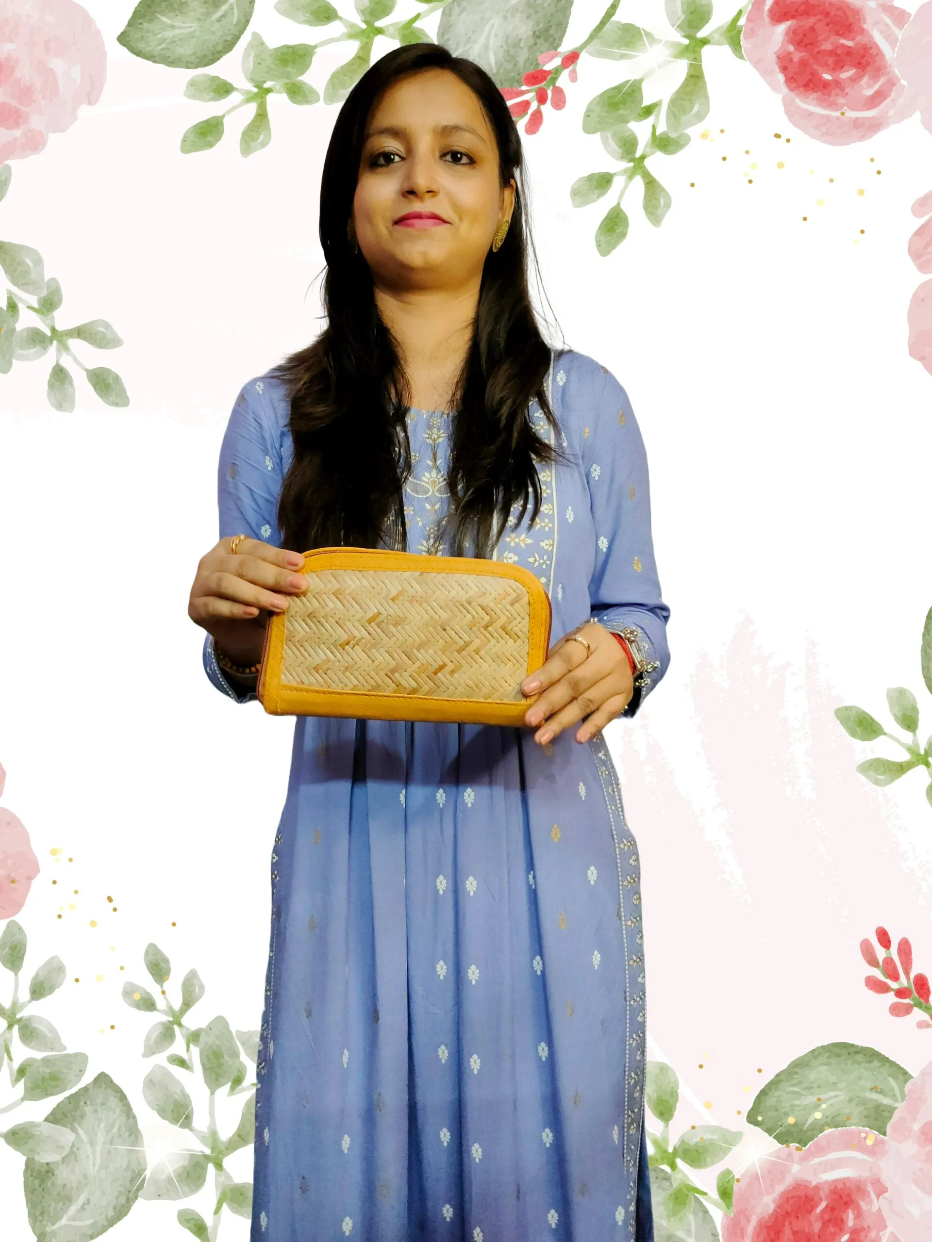 Clutch Of Eco-Friendly Pati Chain Bamboo Highly intuitive Bags Recommended Combo Shital Full (Combo 2)