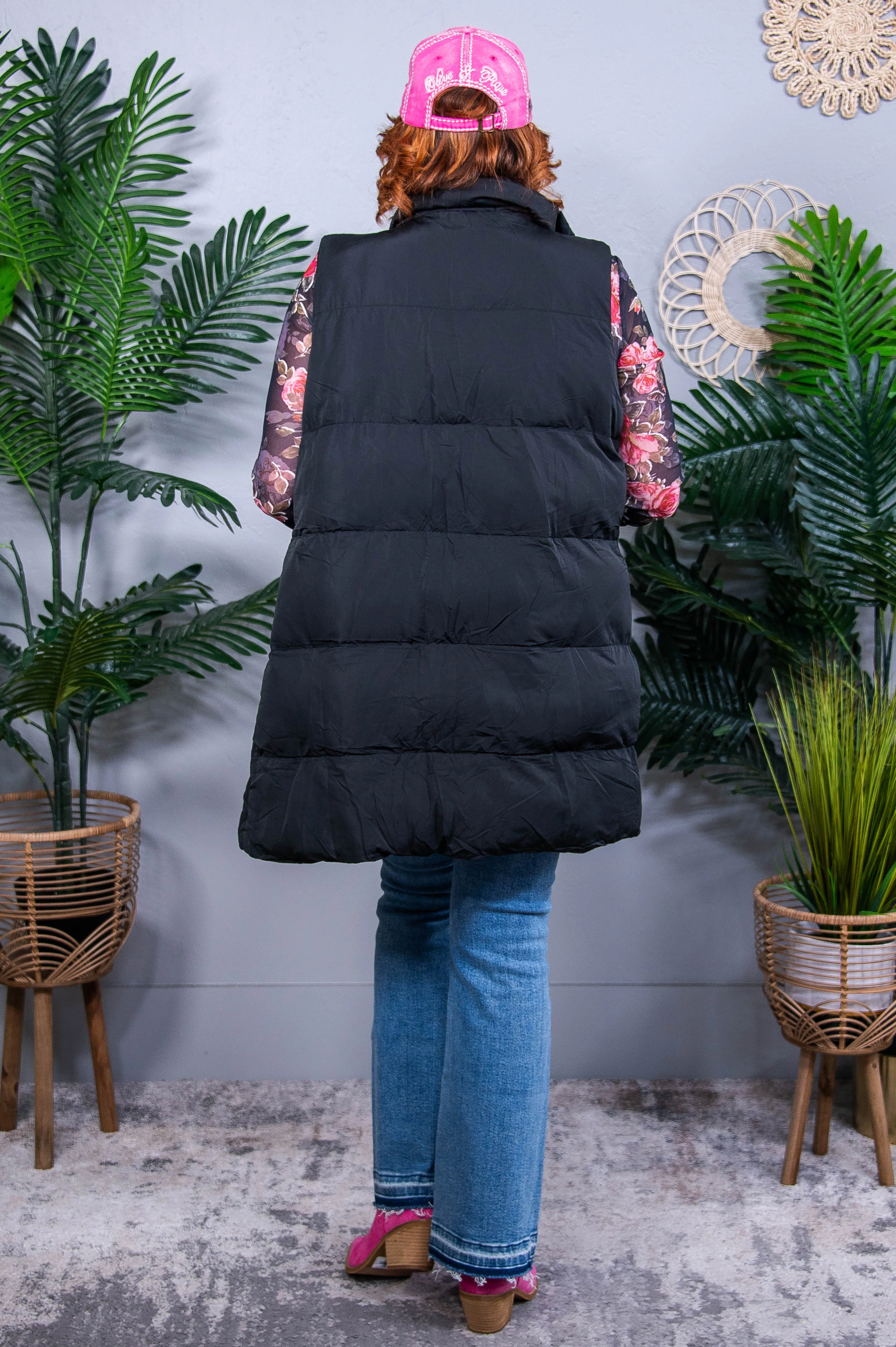 Cold and Calculated Longline Puffer Vest