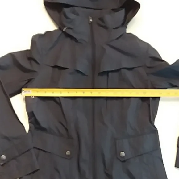Cole Haan Navy blue small rain jacket with hood