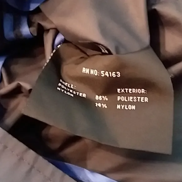 Cole Haan Navy blue small rain jacket with hood