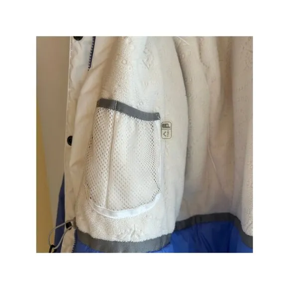 Columbia après-ski Snowboard Winter Jacket Size 1X Waterproof Blue &amp; White