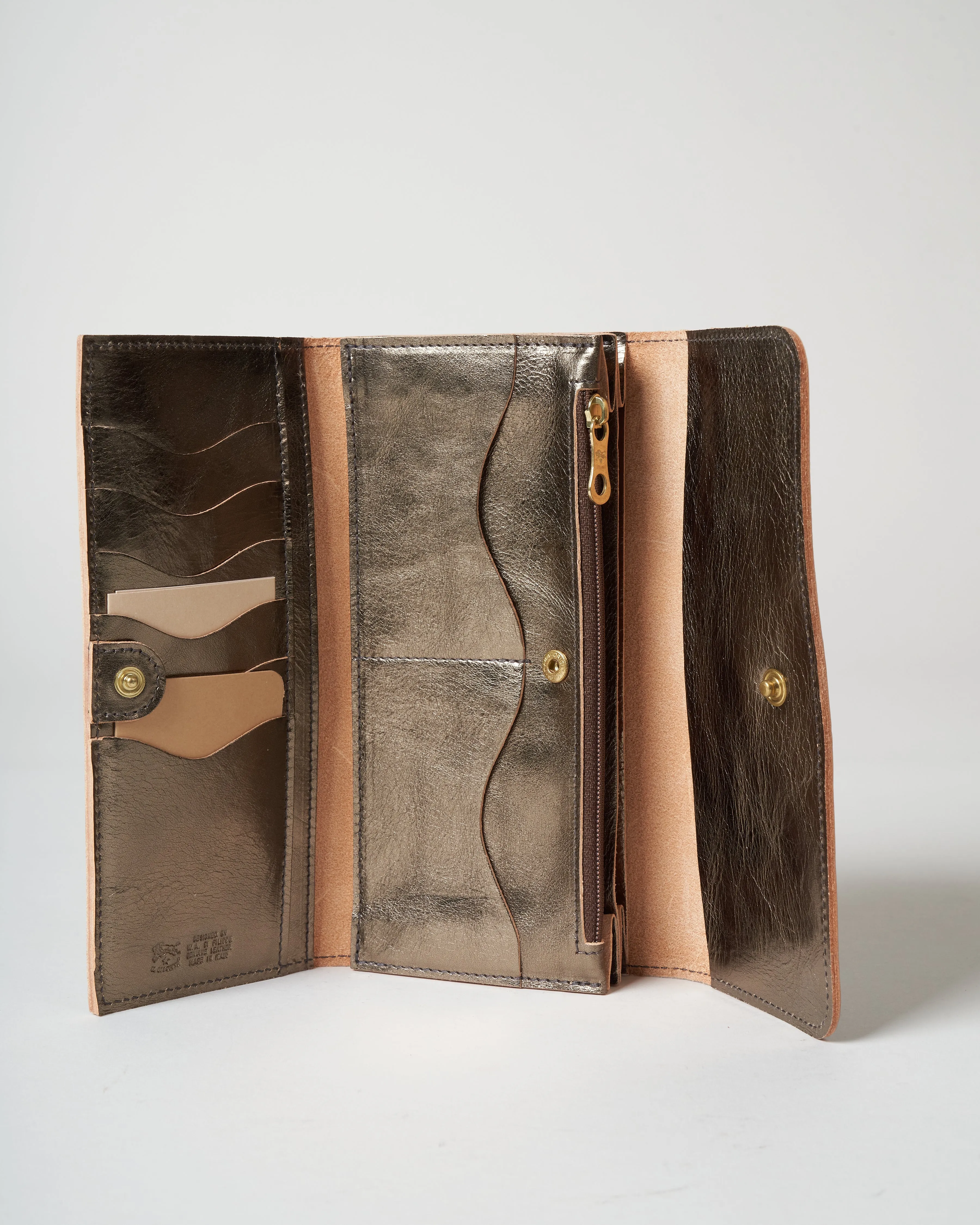 continental wallet - bronze
