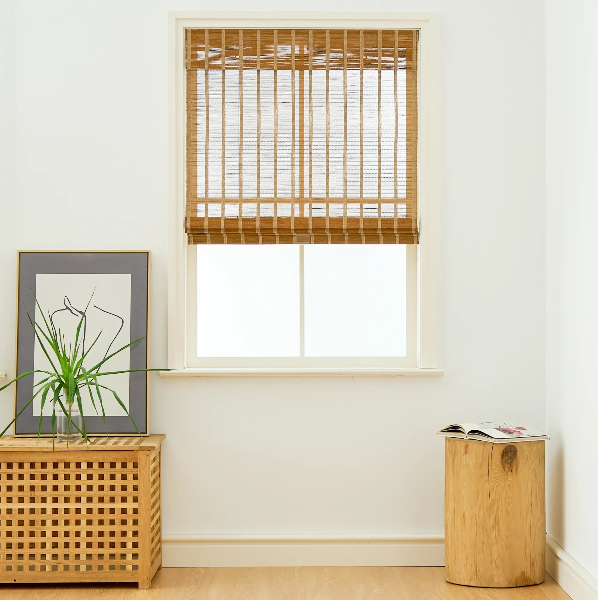 Cora Woven Bamboo Shade| Amber