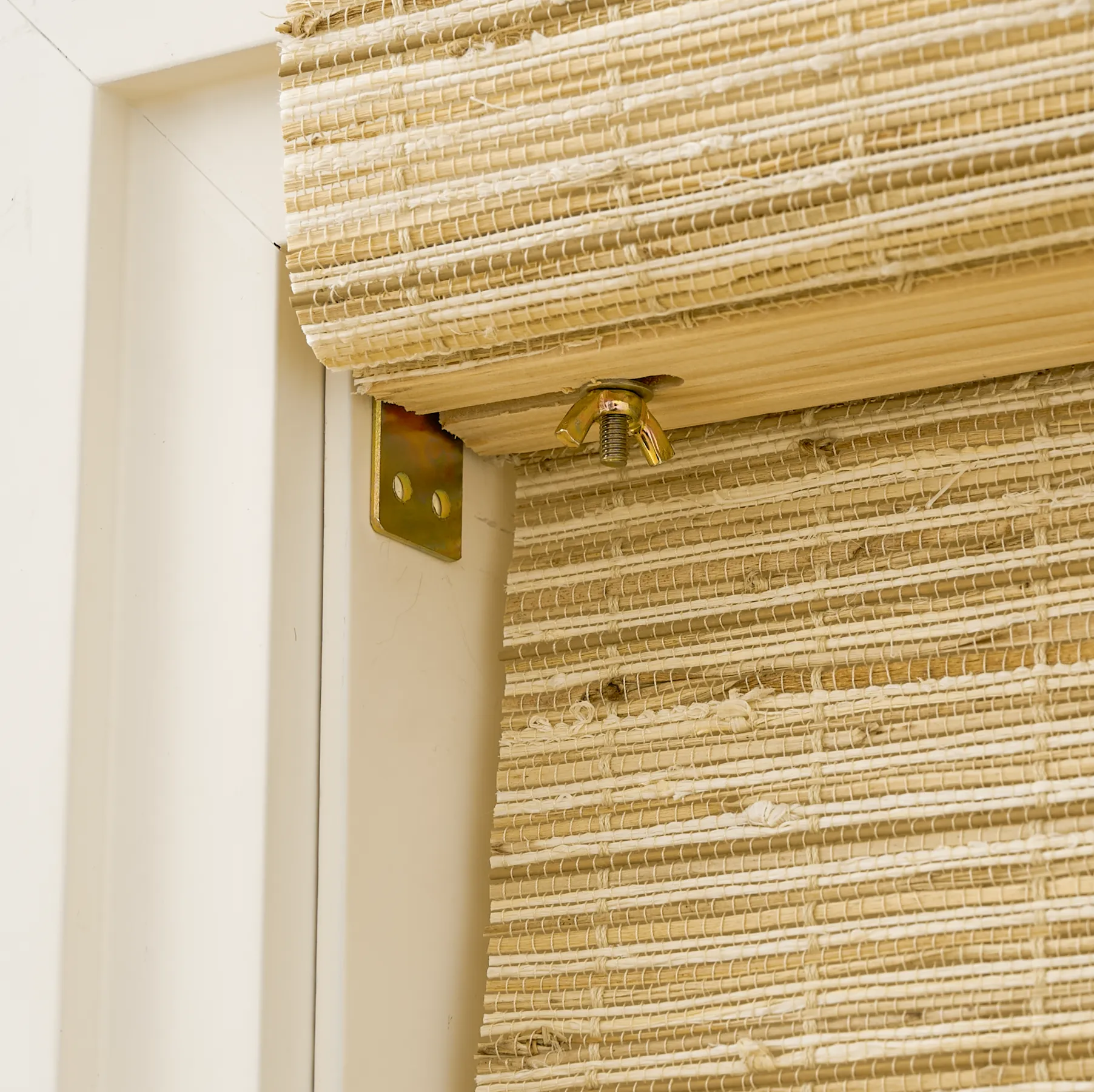 Cora Woven Bamboo Shade| Beige Brown
