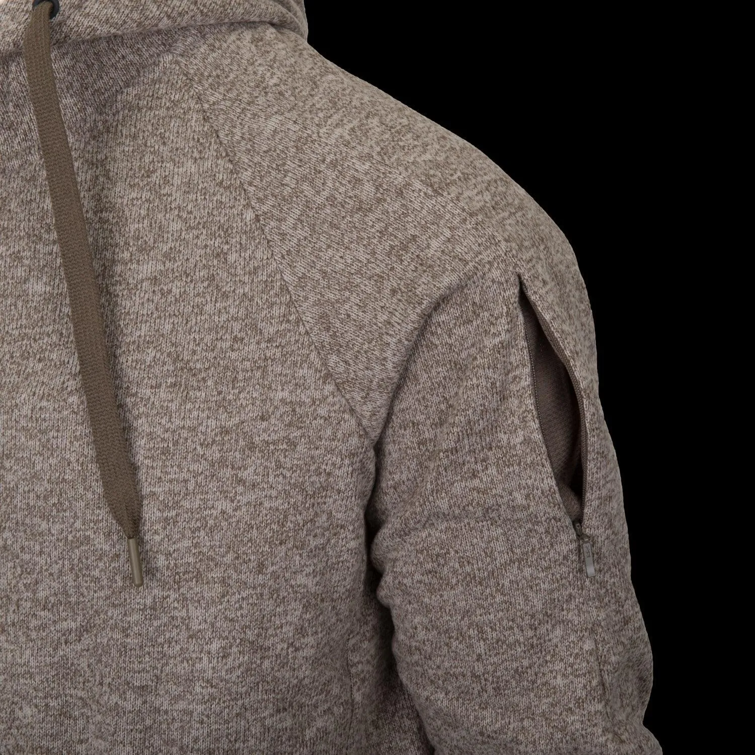 Covert Tactical Hoodie (FullZip) - Melange Light Tan