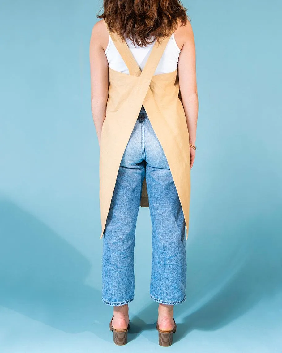 criss cross apron classic fit