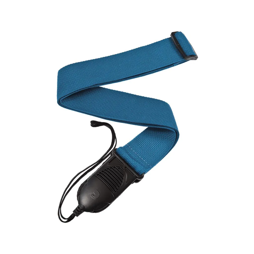 D'Addario 50mm Acoustic Quick Release Guitar Strap Lock, Blue