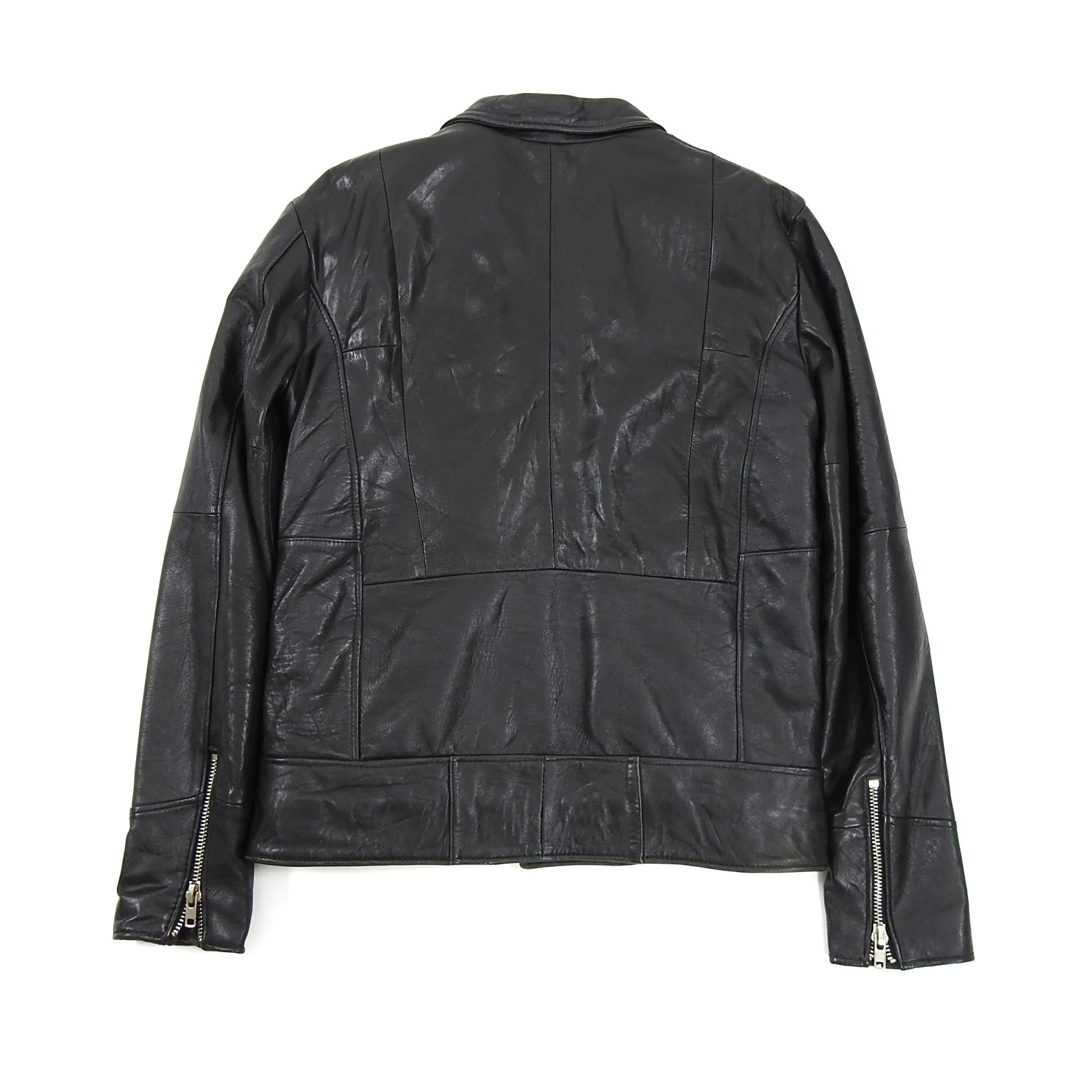 Deadwood Black Leather Coach Jacket - S
