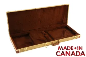 Deluxe Tweed Hardshell Rectangle Electric Guitar Case Model 230TW (Made In Canada)