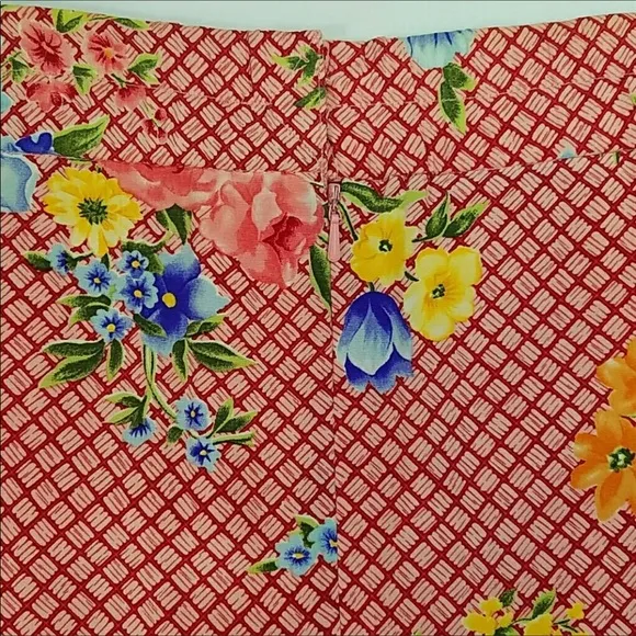 DIANE VON FURSTENBERG Floral Pencil Skirt Size 14