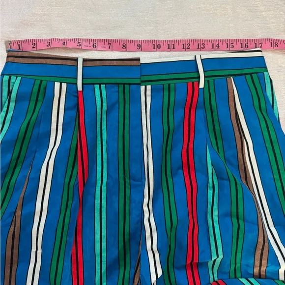 Diane von Furstenberg Shiana Linen-Blend Short, size 14, NWT