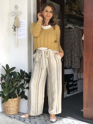 Dickens Pants - Fargo Stripe