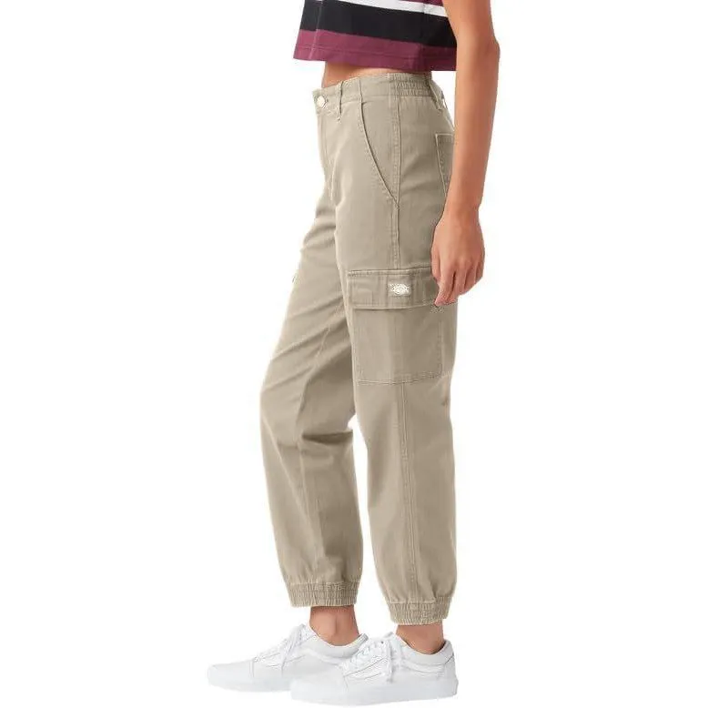 Dickies Women's High Rise Fit Cargo Jogger Pants (Standard and Plus Size)