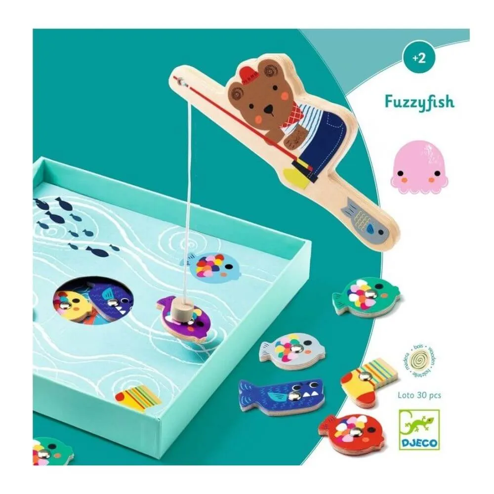 Djeco Magnetic Fuzzy Fish Game