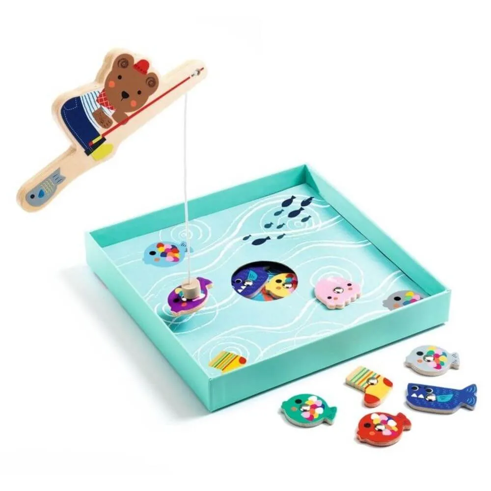 Djeco Magnetic Fuzzy Fish Game