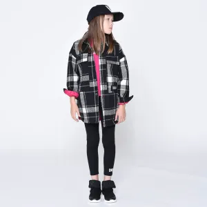 DKNY Black and White Flannel
