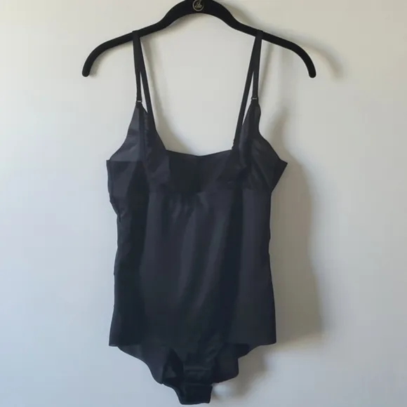 Donna Karan Intimates Open Bust Bodyshaper Black Large