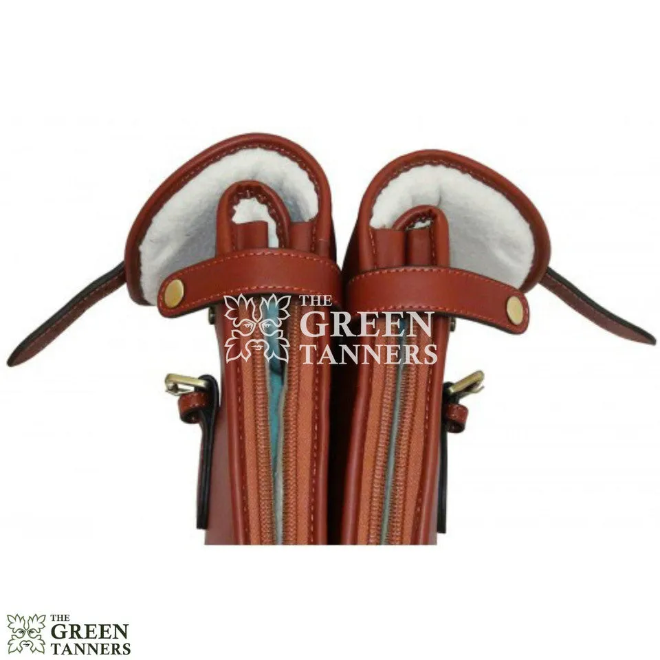 Double Leather Shotgun Case With Adjustable Shoulder Strap