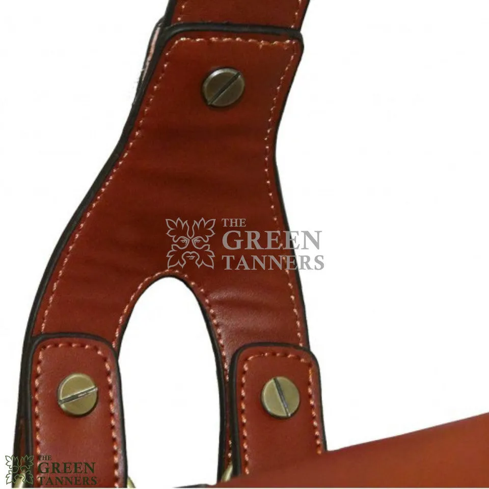 Double Leather Shotgun Case With Adjustable Shoulder Strap