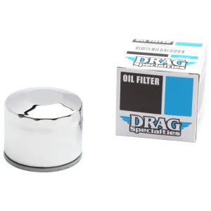 DRAG CHROME MAGNETIC RING OIL FILTER - 2.25"