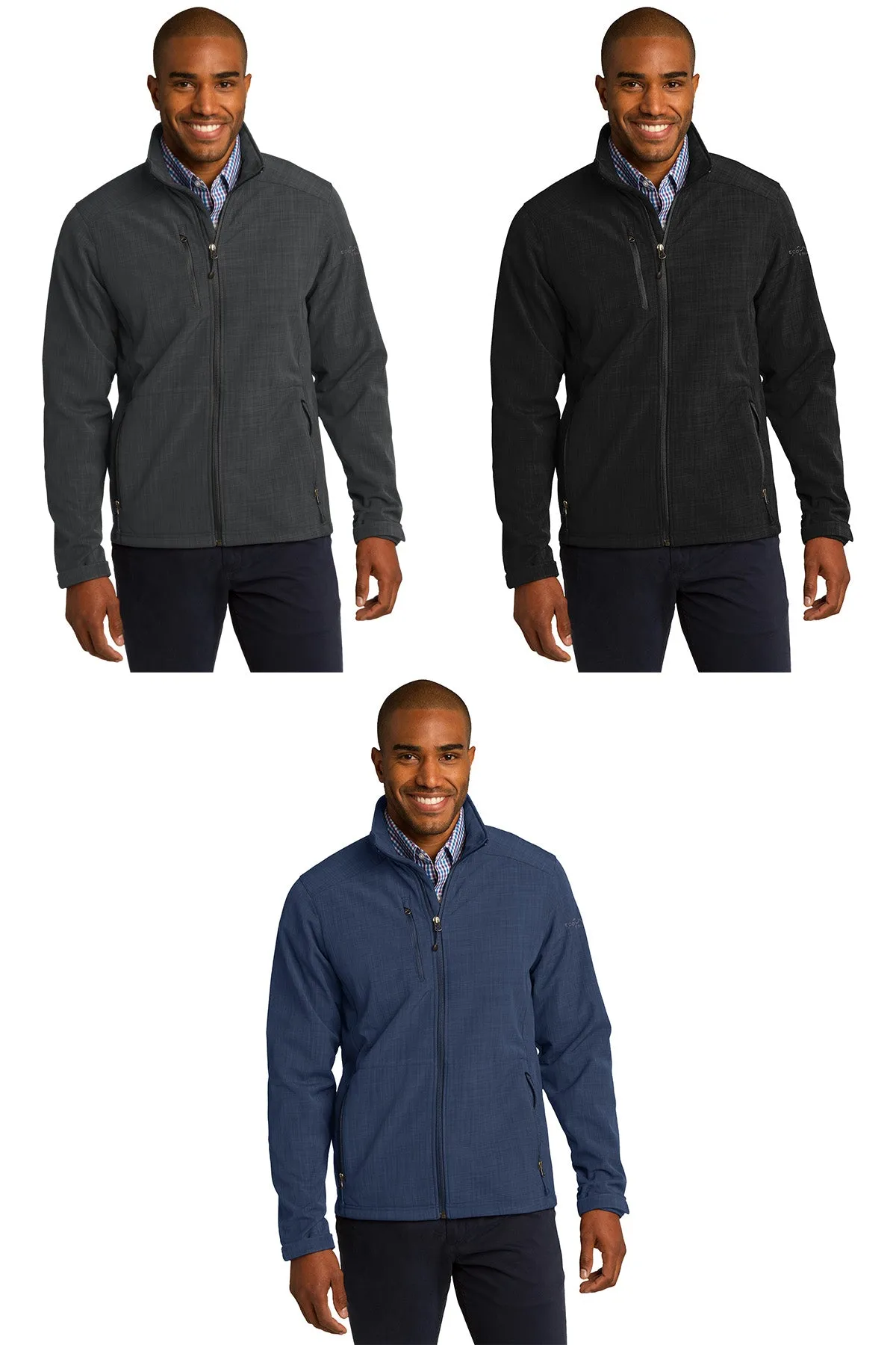 Eddie Bauer Shaded Crosshatch Soft Shell Jacket (EB532)