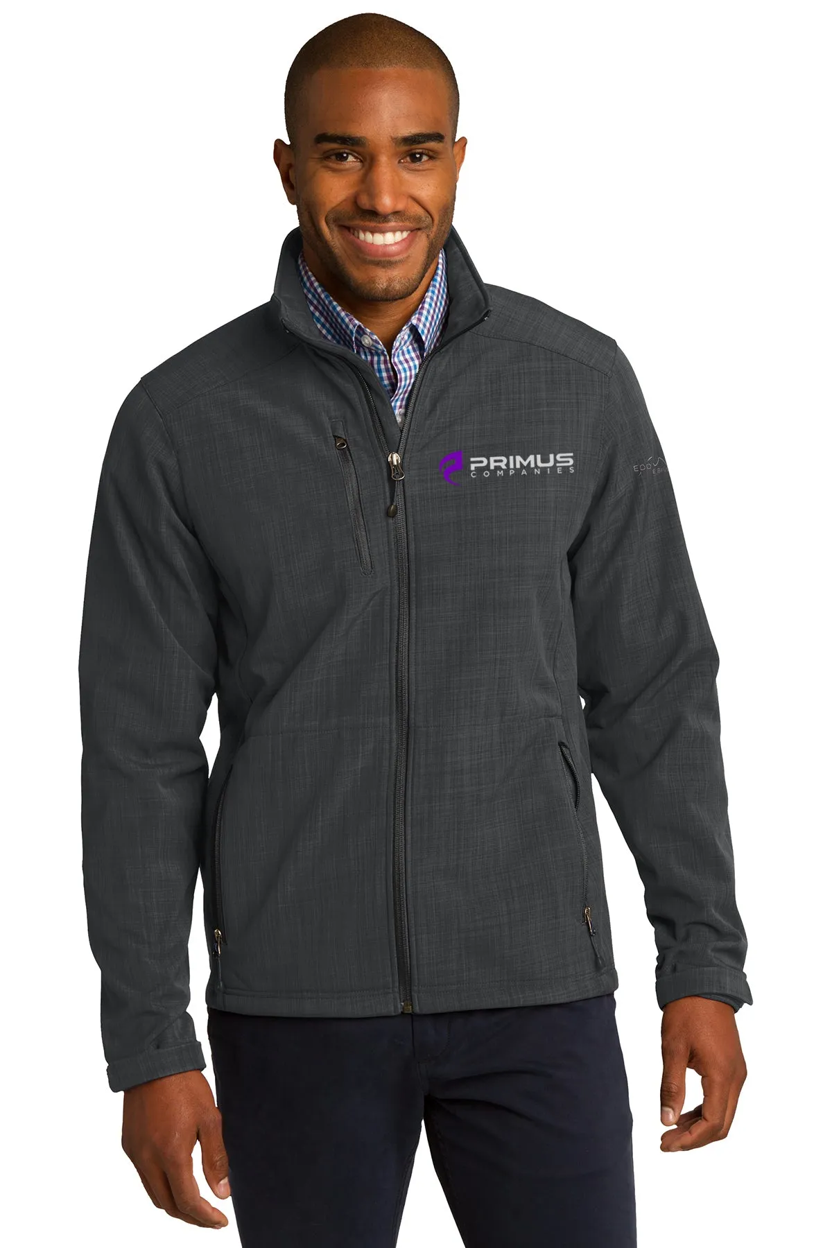 Eddie Bauer Shaded Crosshatch Soft Shell Jacket (EB532)
